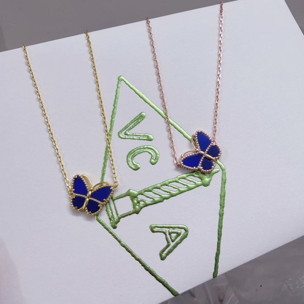 2026 BUTTERFLY BLUE   NECKLACE