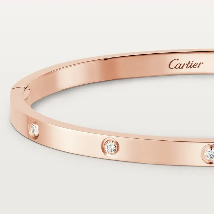 LOVE BRACELET, SMALL MODEL, 10 DIAMONDS