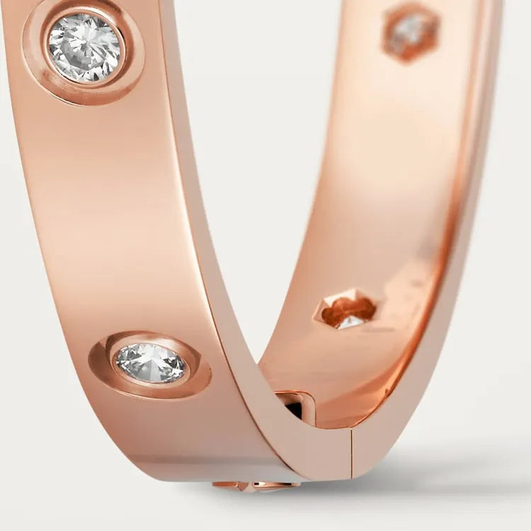 LOVE BRACELET, 10 DIAMONDS