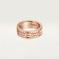 LOVE RING, DIAMOND-PAVED
