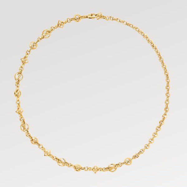 LV Louis Vuitton CRAZY IN LOCK NECKLACE M00371