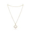 Van Cleef Magic Alhambra Long Necklace, Single Pendant