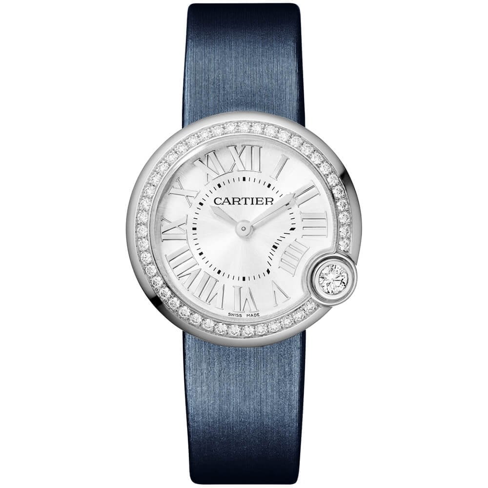 Ballon Blanc de Cartier 30mm Diamond Set Bezel Ladies Watch