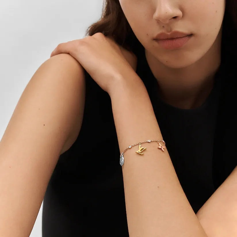 LV Louis Vuitton IDYLLE BLOSSOM CHARMS BRACELET Q95689