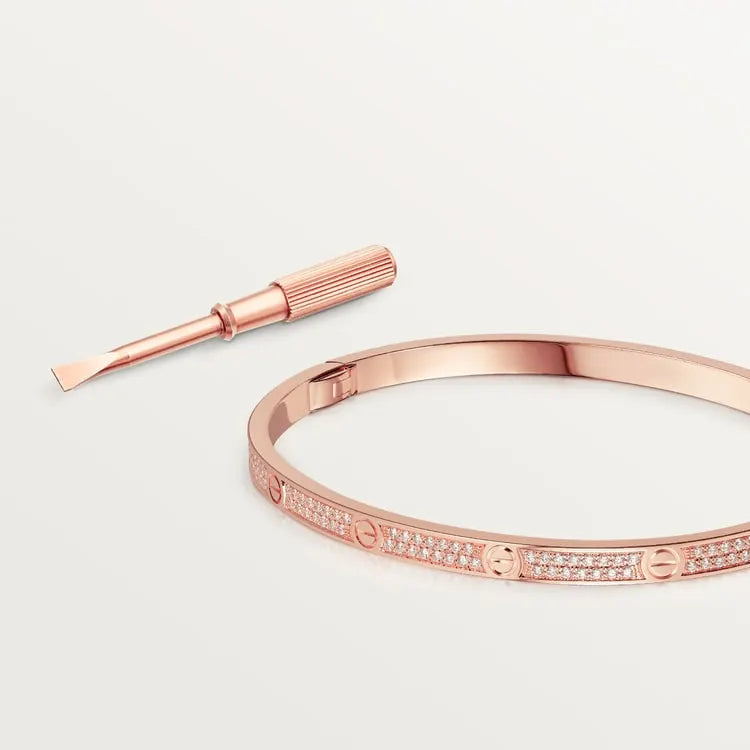 LOVE BRACELET, SMALL MODEL, PAVED [Best Selling]