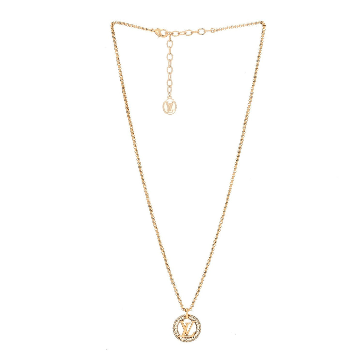 BY NIGHT DIAMOND PAVED NECKLACE