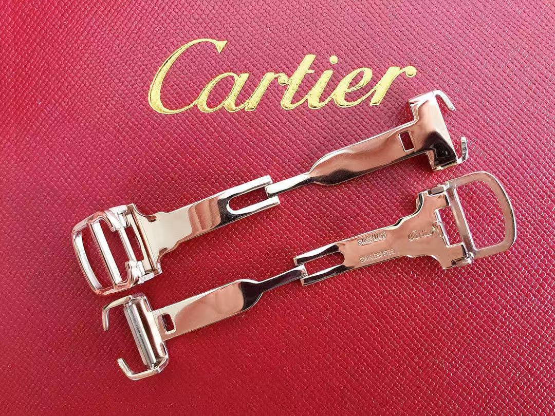 CARTIER Tank Américaine Watch Small Model, Quartz Movement, Rose Gold, Leather