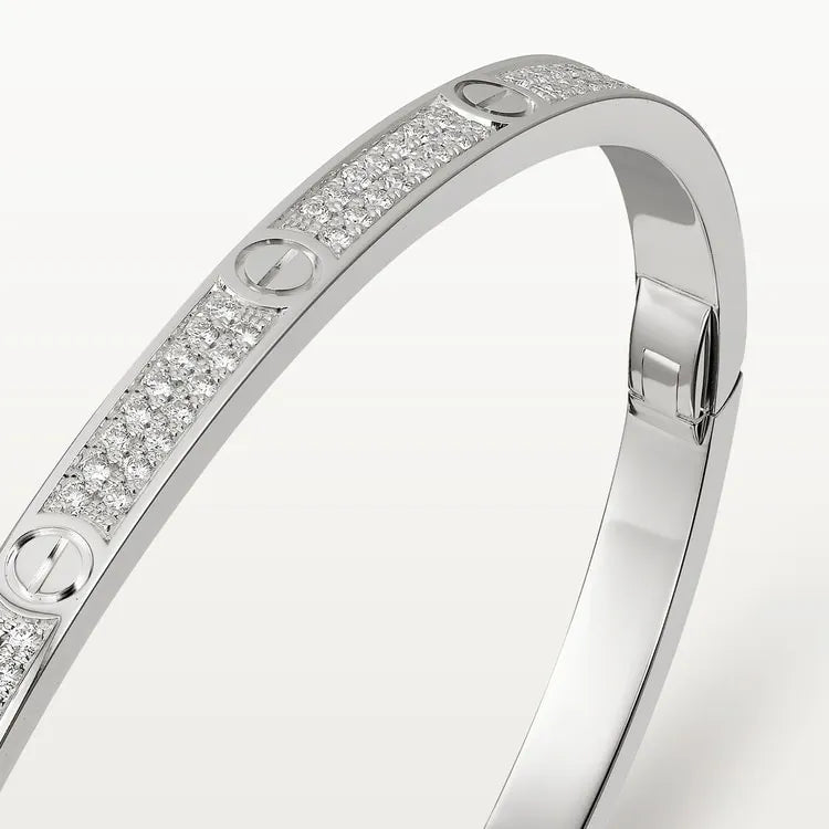 LOVE BRACELET, SMALL MODEL, PAVED