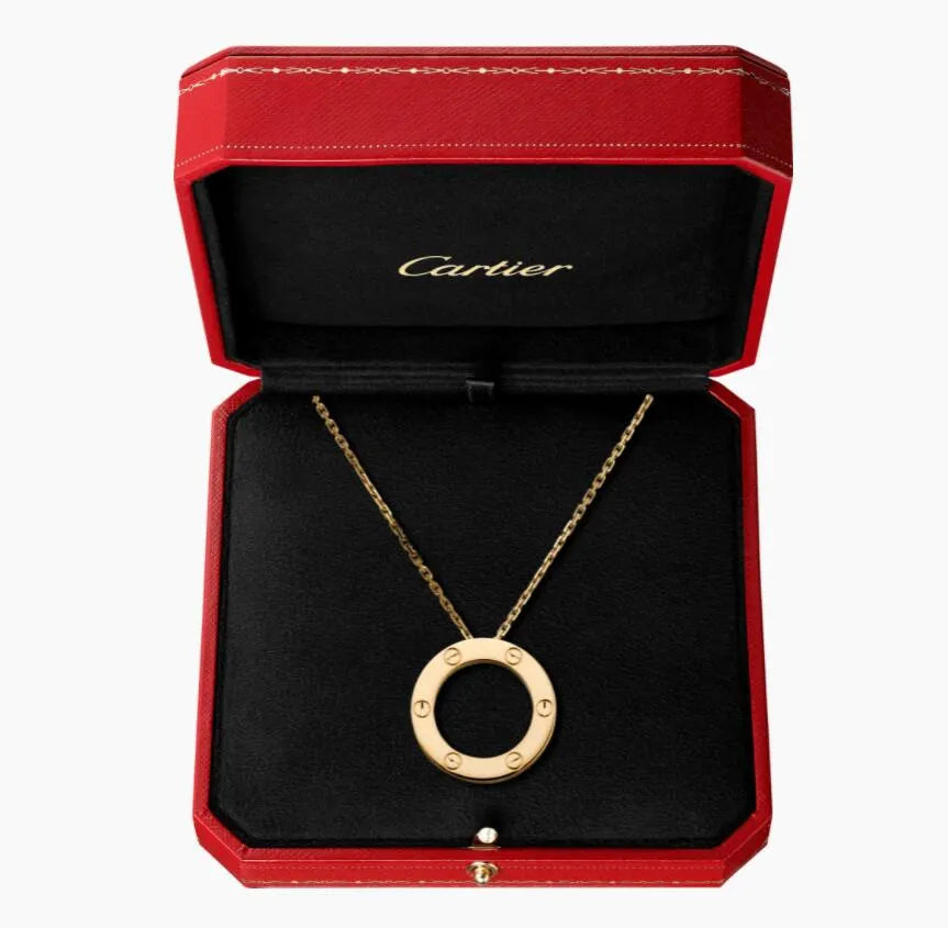 LOVE NECKLACE, 2 DIAMONDS