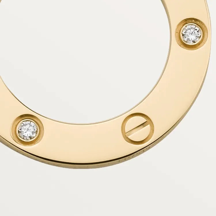 LOVE NECKLACE, 3 DIAMONDS