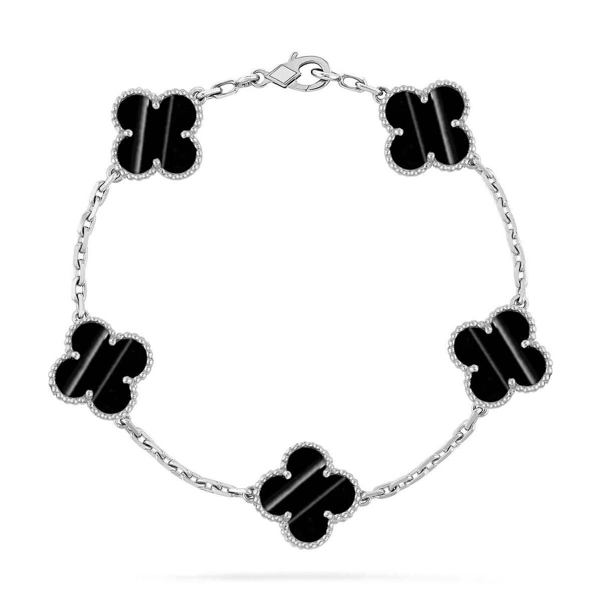 New  CLOVER 5 MOTIF PULSAR STONE BRACELET COLLECTION