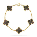 New CLOVER 5 MOTIF GRAY MOP BRACELET COLLECTION