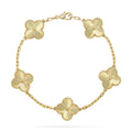 New  CLOVER 5 MOTIF LASER BRACELET COLLECTION