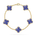 New CLOVER 5 MOTIF BLUE VEINS BRACELET COLLECTION