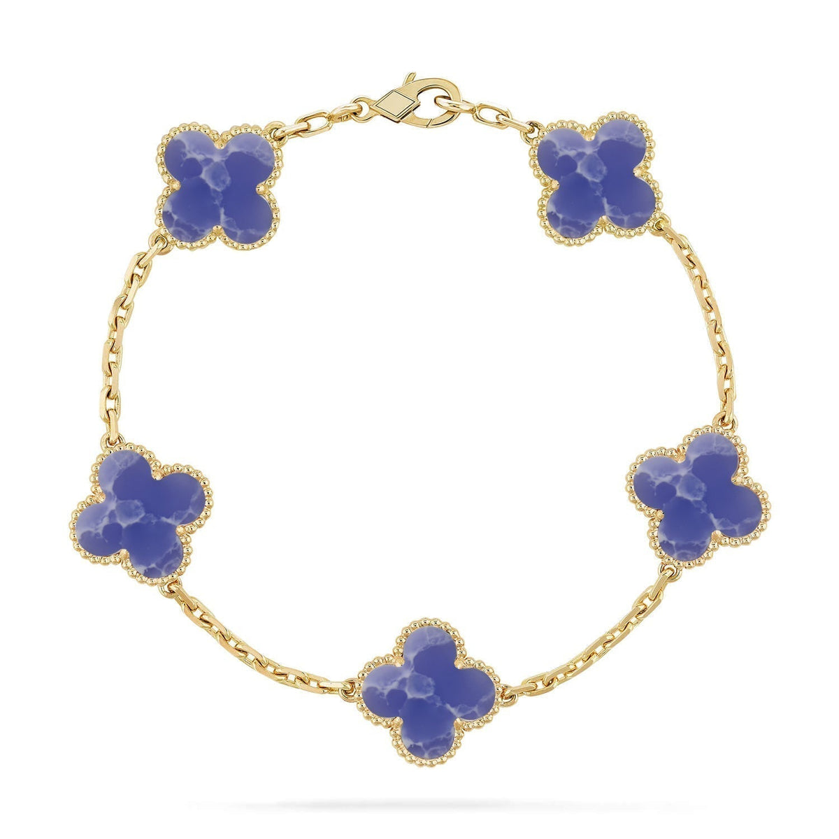 New CLOVER 5 MOTIF BLUE VEINS BRACELET COLLECTION