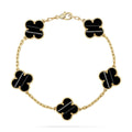 New  CLOVER 5 MOTIF PULSAR STONE BRACELET COLLECTION