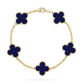 New CLOVER 5 MOTIF LAPIS LAZULI BRACELET COLLECTION