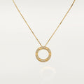 LOVE NECKLACE, DIAMOND-PAVED
