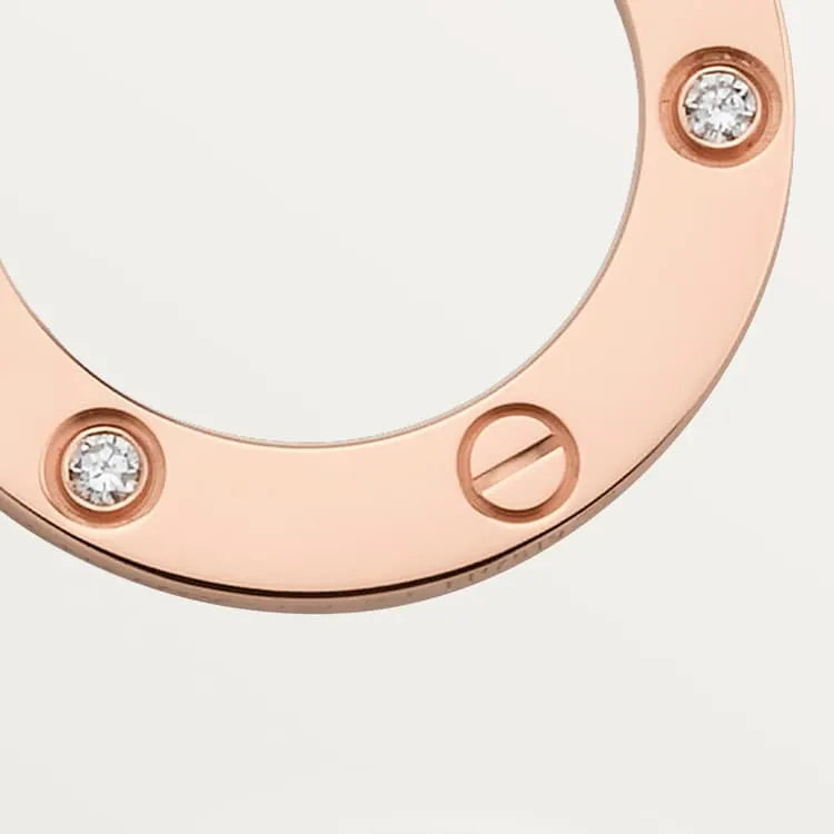 LOVE NECKLACE, 3 DIAMONDS