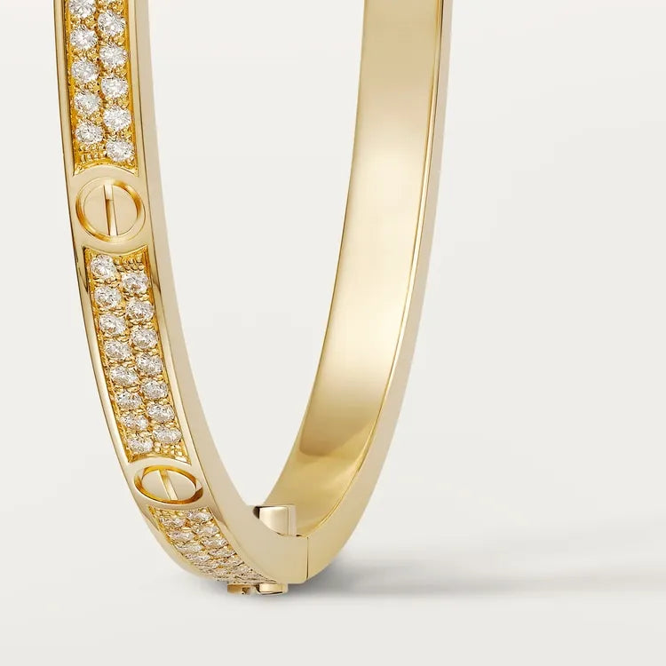 LOVE BRACELET, SMALL MODEL, PAVED