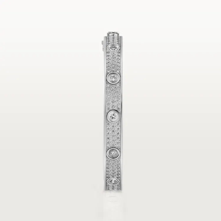 LOVE BRACELET, DIAMOND-PAVED