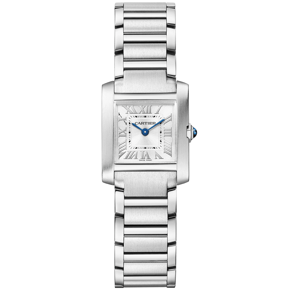 Tank Franaise Small Steel Ladies Bracelet Watch