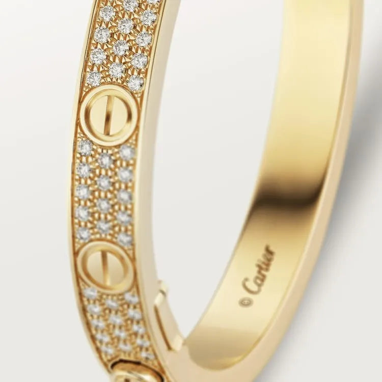 LOVE BRACELET, DIAMOND-PAVED [Best Selling]