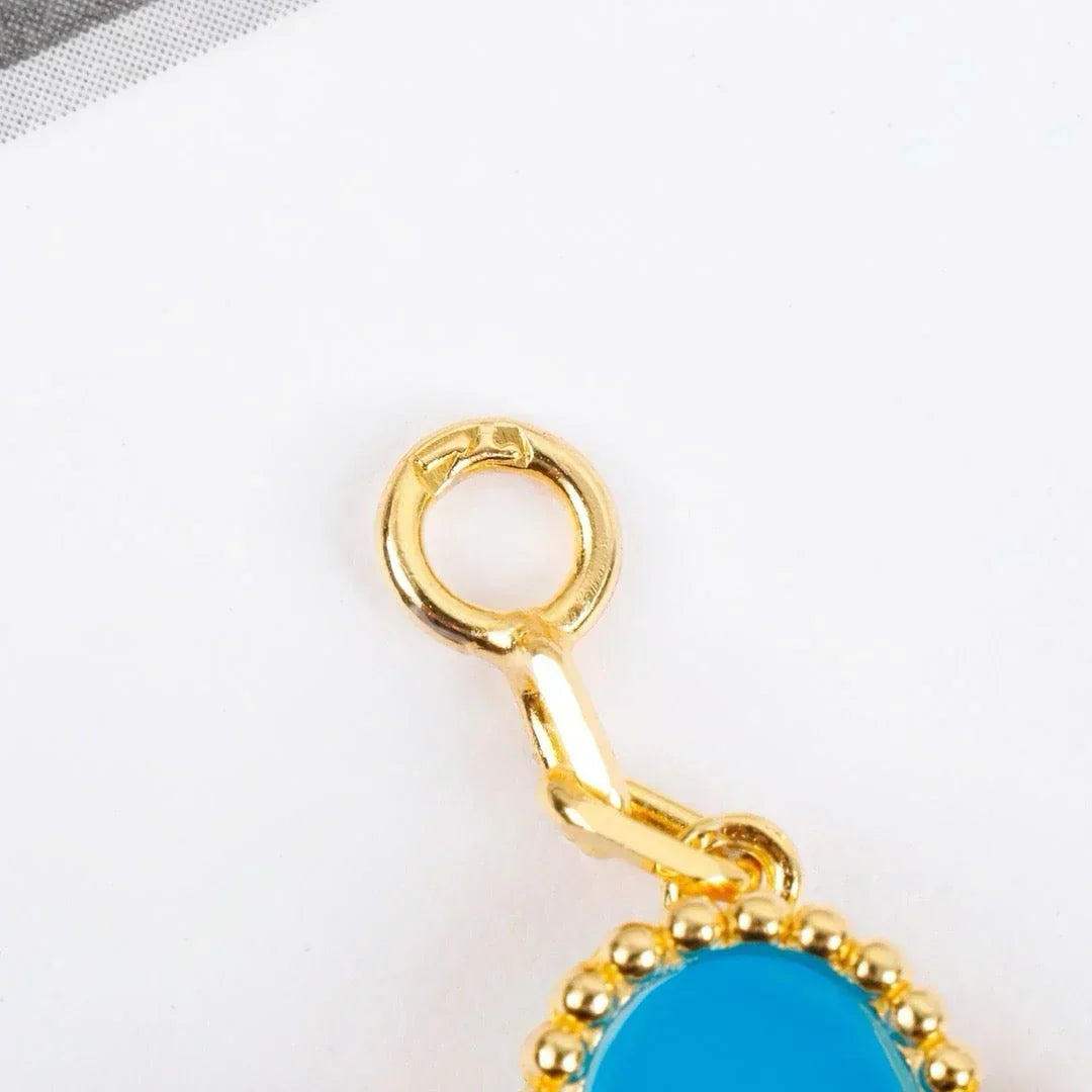 New  CLOVER 5 MOTIF TURQUOISE BRACELET COLLECTION