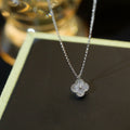 CLOVER MINI 9.5MM PENDANT DIAMOND NECKLACE