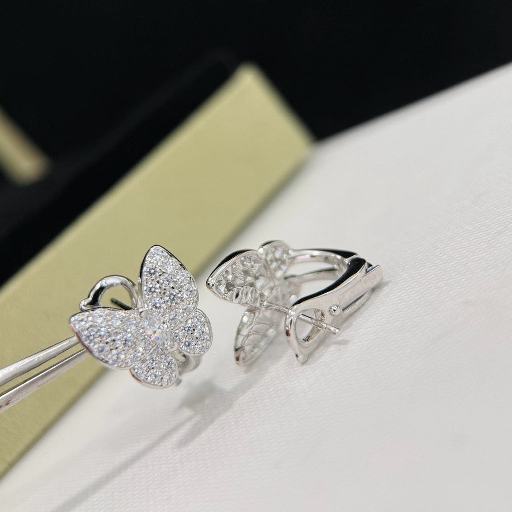 BUTTERFLY ALL DIAMOND EARRINGS