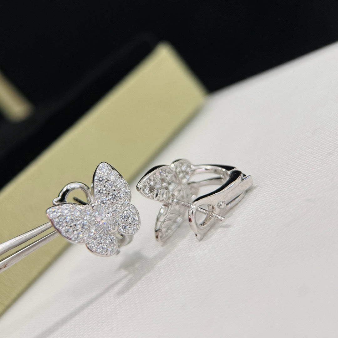 BUTTERFLY ALL DIAMOND EARRINGS