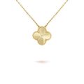 CLOVER 15MM LASER NECKLACE