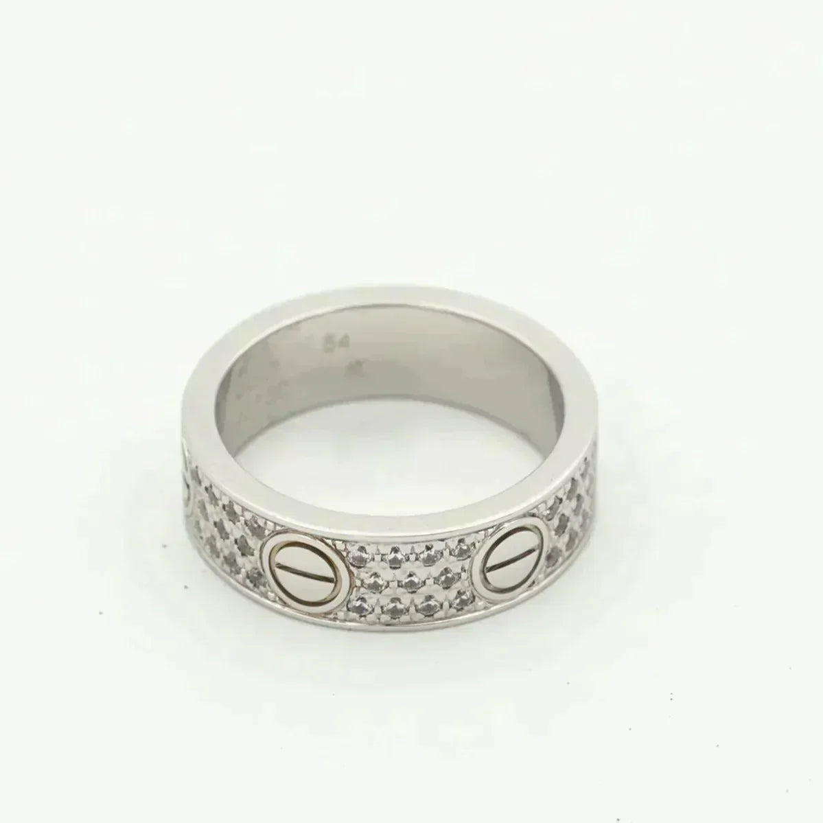 LOVE RING 5.5MM DIAMONDS PAVED