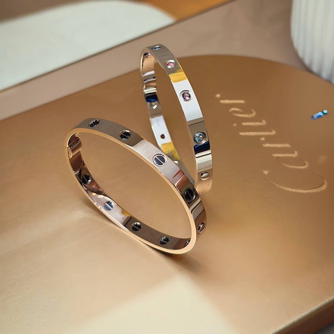 2026 RAINBOW LOVE BRACELET 6.1MM  10 DIAMONDS