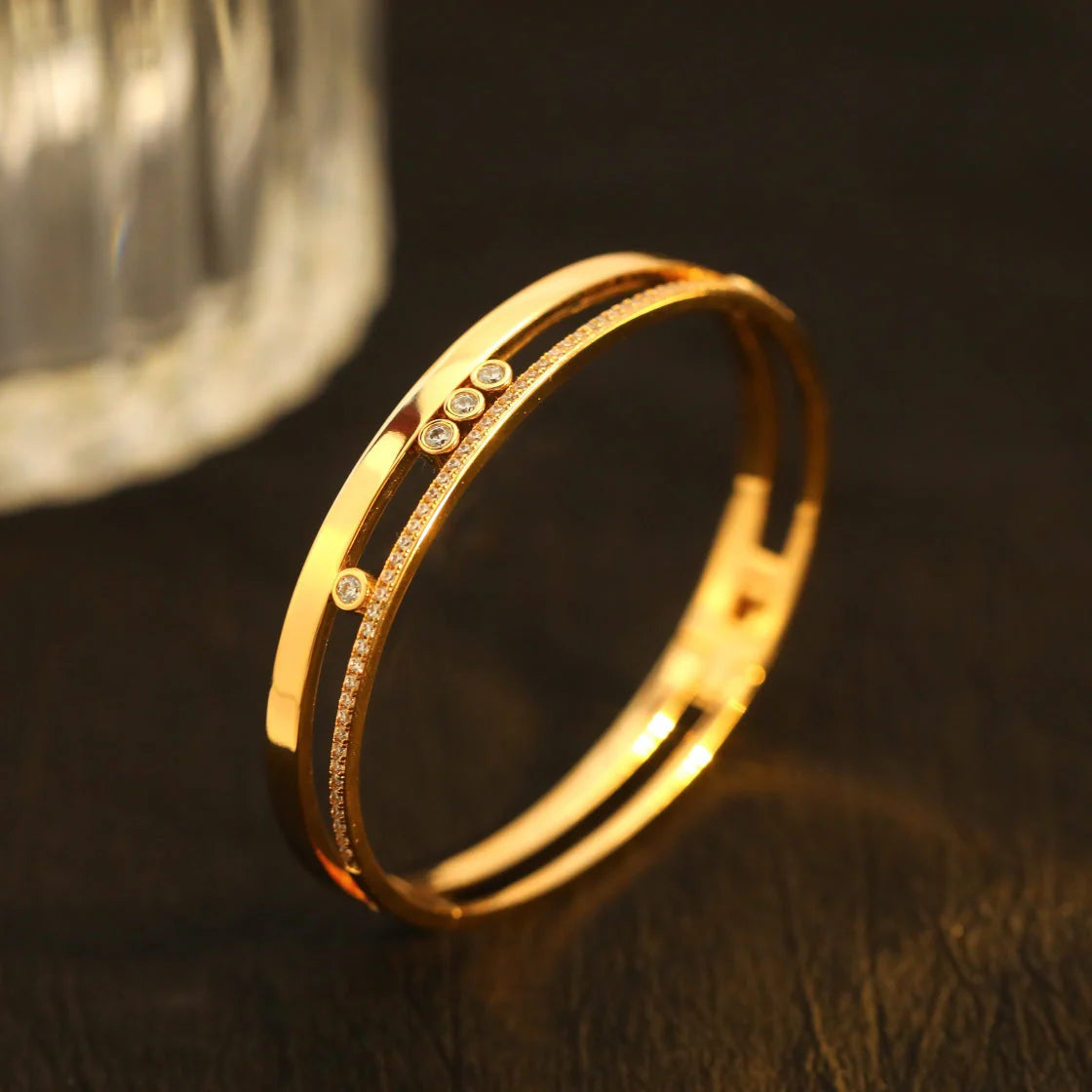 Move Romane Diamond Bangle Bracelet