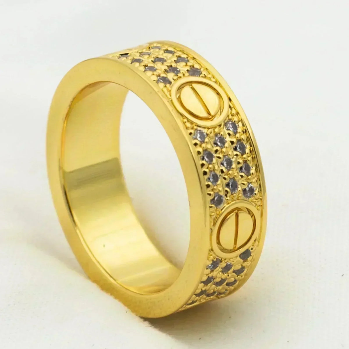 LOVE RING 5.5MM DIAMONDS PAVED