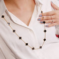 CLOVER 20 MOTIFS ONYX ROSE GOLD