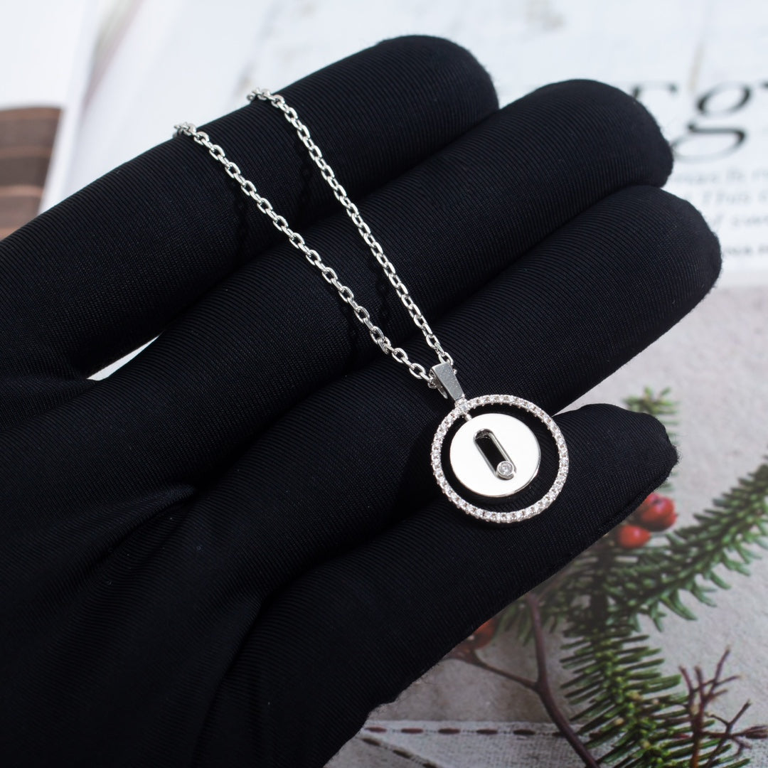 MOVE PM NECKLACE SILVER DIAMOND