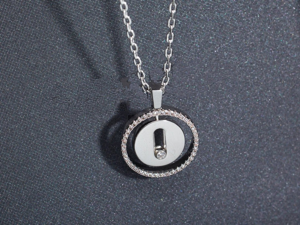 MOVE PM NECKLACE SILVER DIAMOND