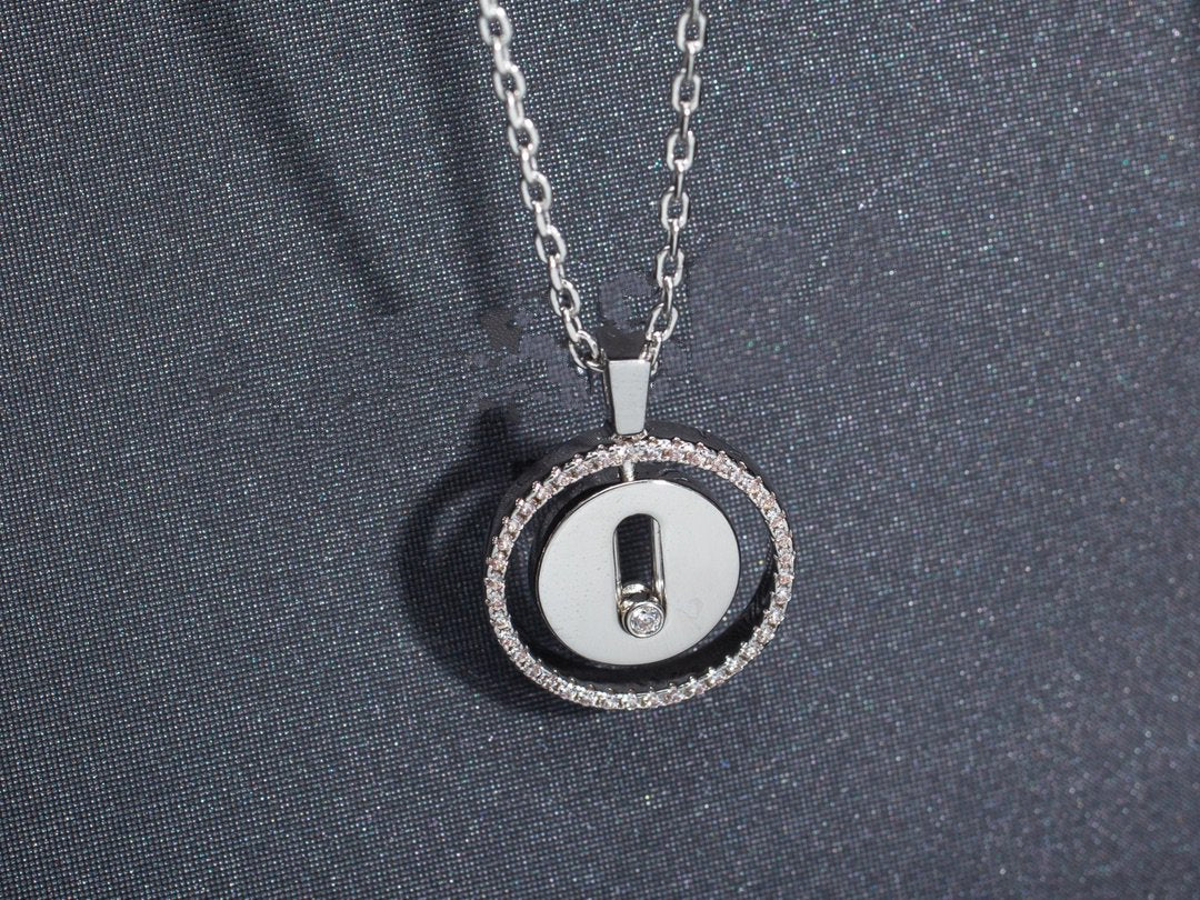 MOVE PM NECKLACE SILVER DIAMOND