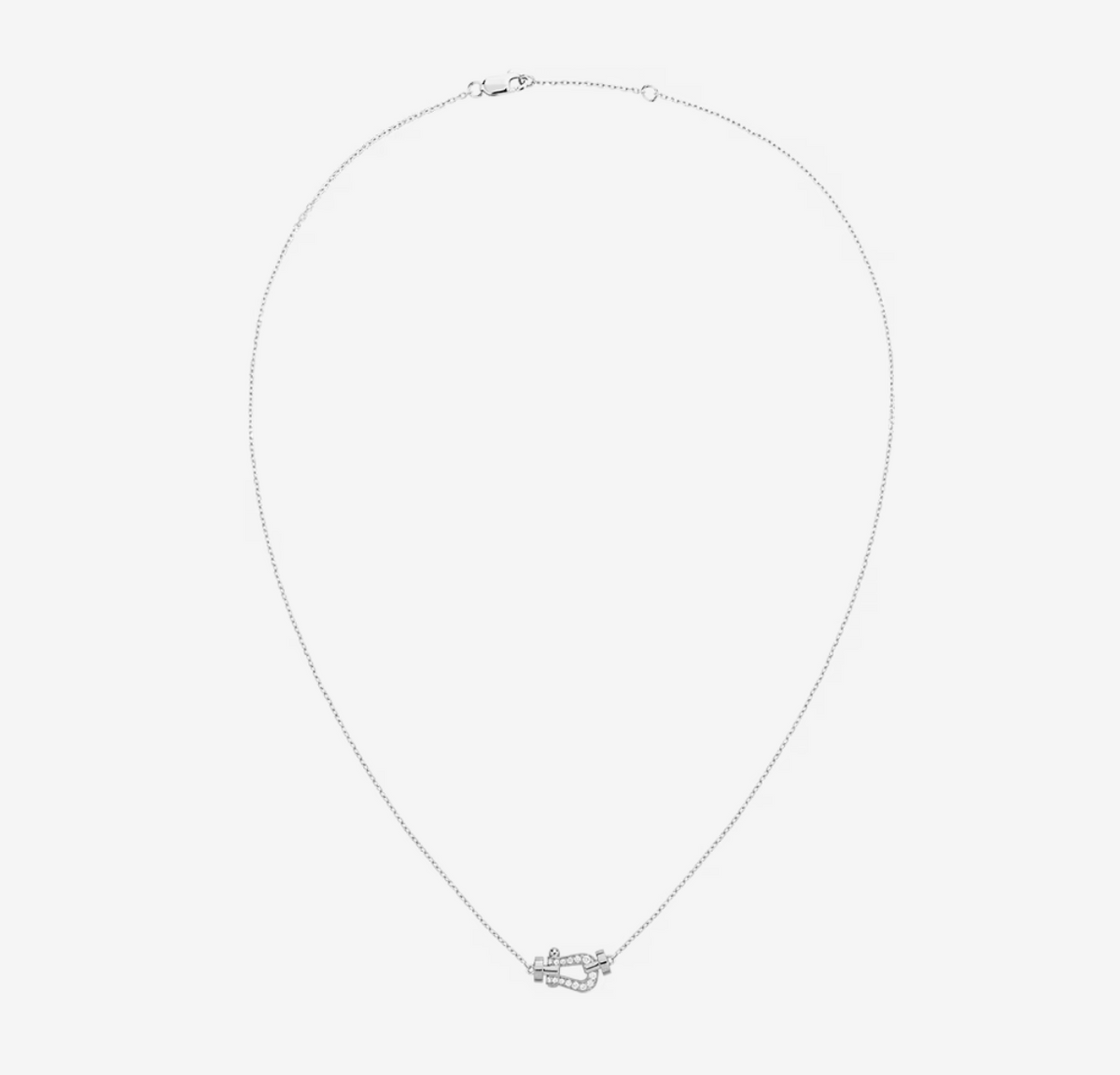 FORCE 10 DIAMOND SILVER NECKLACE MINI MODEL
