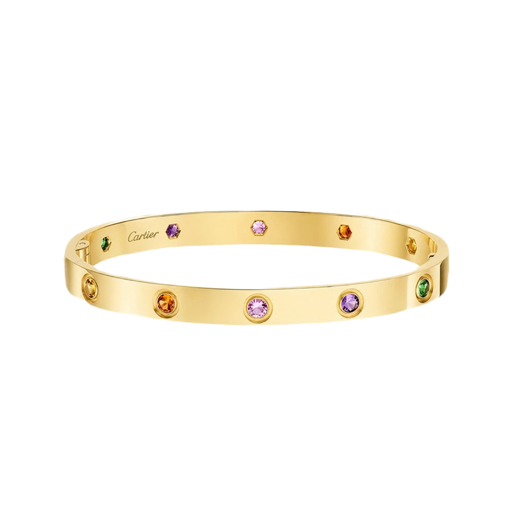 2026 RAINBOW LOVE BRACELET 6.1MM  10 DIAMONDS