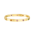 2026 RAINBOW LOVE BRACELET 6.1MM  10 DIAMONDS