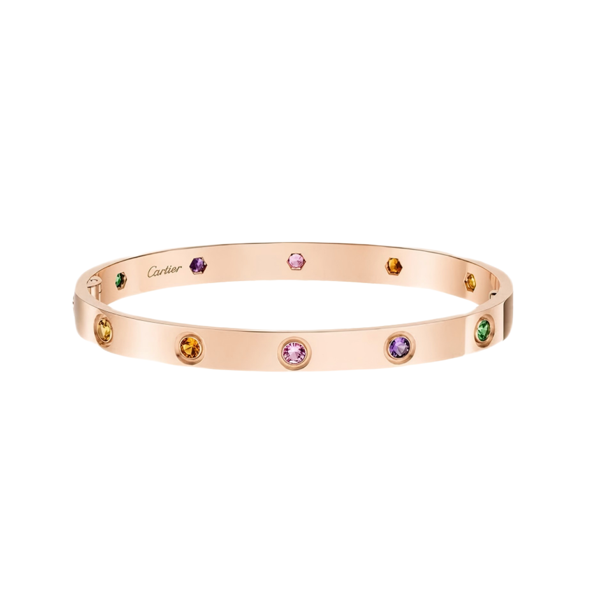 2026 RAINBOW LOVE BRACELET 6.1MM  10 DIAMONDS