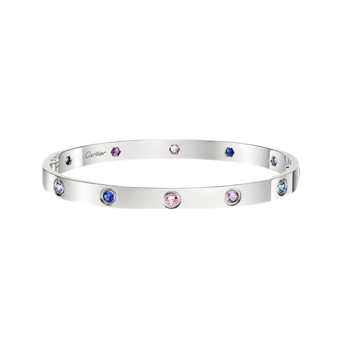 2026 RAINBOW LOVE BRACELET 6.1MM  10 DIAMONDS