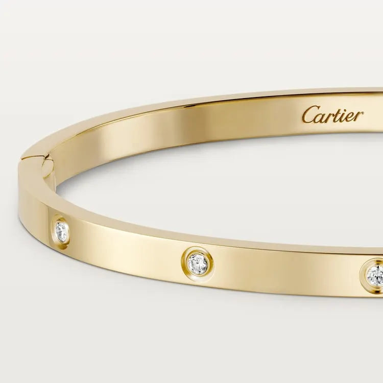 LOVE BRACELET, SMALL MODEL, 10 DIAMONDS