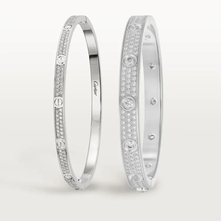 LOVE BRACELET, SMALL MODEL, PAVED
