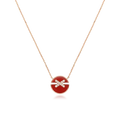 JEUX DE ROSE GOLD DIAMOND NECKLACE