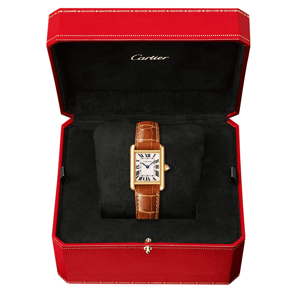 Tank Louis Cartier Small 18ct Yellow Gold Watch