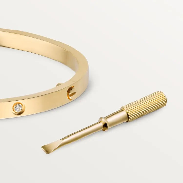 LOVE BRACELET, SMALL MODEL, 6 DIAMONDS